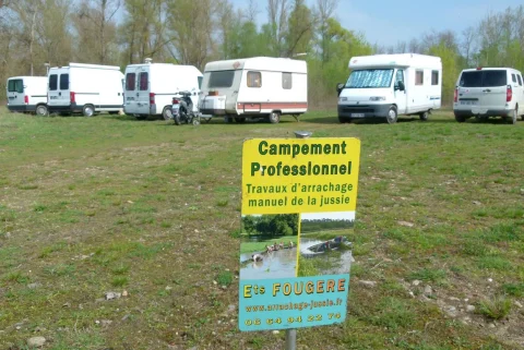 Campement professionnel véhicules